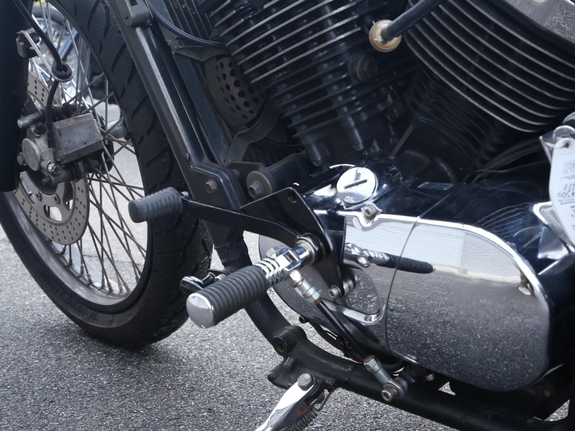 ヤレの少ない状態の良いメッキ