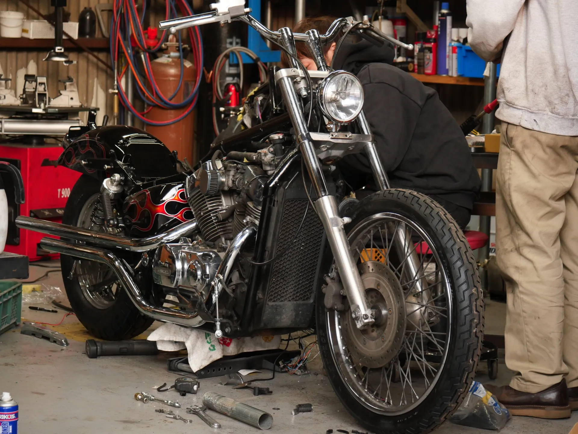 FOR SALE用コンプリート車両シャドウ400 進捗！